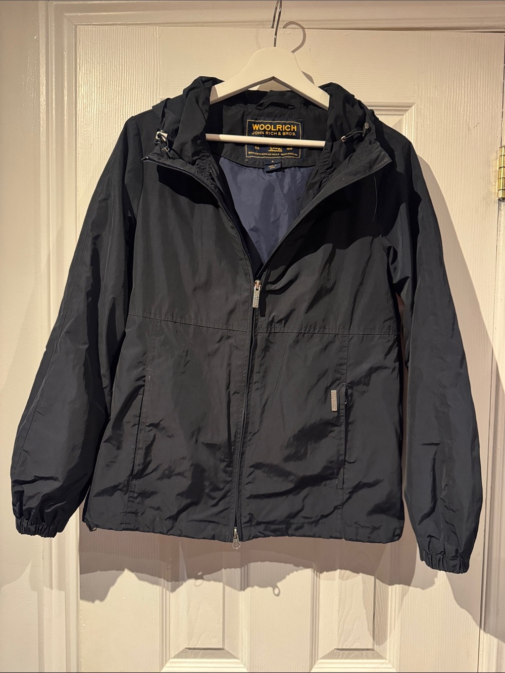 WOOLRICH navy windbreaker